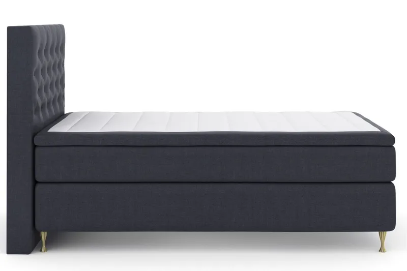 Select No 5 Komplett Sängpaket 120x200 Fast Latex, Blå/Guld