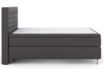 Select No 5 Komplett Sängpaket 140x200 Fast/Medium Watergel - Mörkgrå/Guld - Products - Möbler - Säng - Kontinentalsäng