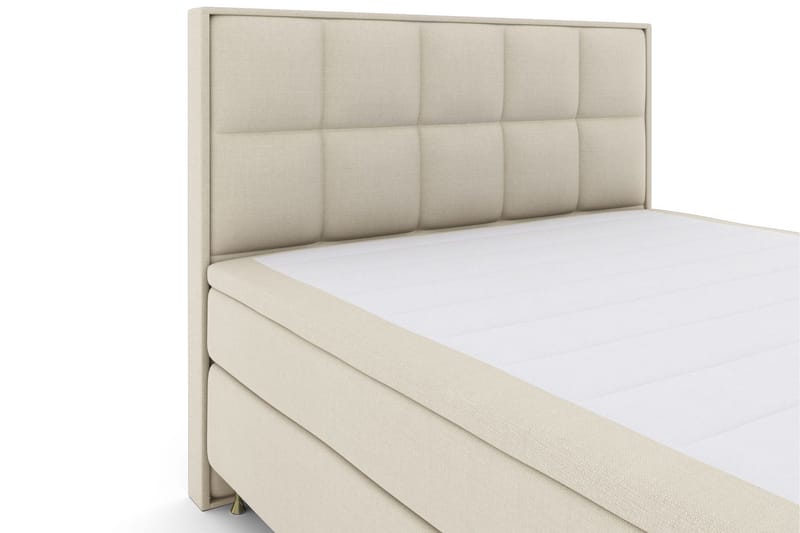 Select No 5 Komplett Sängpaket 210x210 Fast Latex - Beige/Guld - Products - Möbler - Säng - Kontinentalsäng