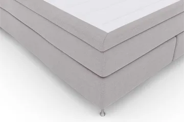 Select No 5 Komplett Sängpaket 210x210 Fast Watergel - Ljusgrå/Silver - Products - Möbler - Säng - Kontinentalsäng
