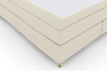 Select No 5 Komplett Sängpaket 210x210 Fast/Medium Latex - Beige/Guld - Products - Möbler - Säng - Kontinentalsäng