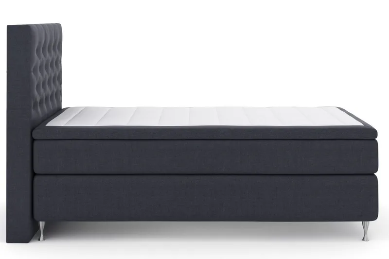 Select No 5 Kontinentalsäng 120x200 Fast Latex - Blå/Silver - Products - Möbler - Säng - Enkelsäng