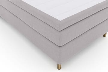 Select No 5 Kontinentalsäng 120x200 Medium Latex - Ljusgrå/Koppar - Products - Möbler - Säng - Enkelsäng