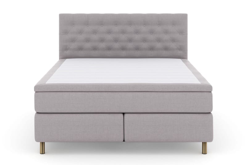 Select No 5 Kontinentalsäng 160x200 Medium Watergel, Ljusgrå/Koppar