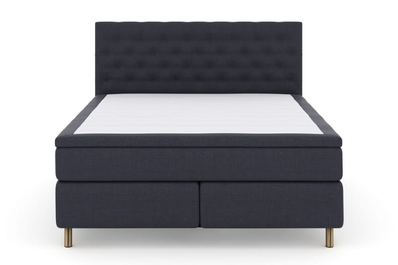 Select No 5 Kontinentalsäng 180x200 Medium Latex, Blå/Koppar