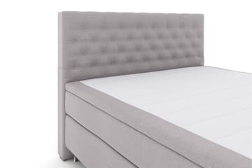Select No 5 Kontinentalsäng 210x210 Fast Watergel - Ljusgrå/Silver - Products - Möbler - Säng - Kontinentalsäng
