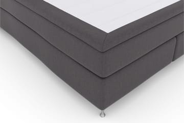 Select No 5 Kontinentalsäng 210x210 Fast Watergel - Mörkgrå/Silver - Products - Möbler - Säng - Kontinentalsäng