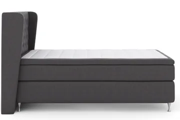 Select No 6 Komplett Sängpaket 120x200 Fast Latex/Memory - Mörkgrå/Silver - Products - Möbler - Säng - Enkelsäng