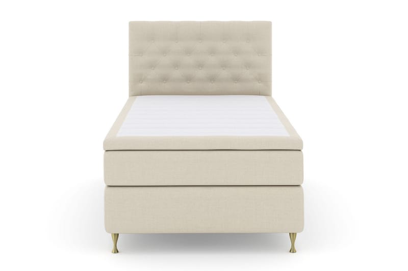 Select No 6 Komplett Sängpaket 120x200 Medium Memory/Pocket, Beige/Guld