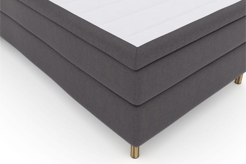 Select No 6 Kontinentalsäng 120x200 Medium Watergel - Mörkgrå/Koppar - Products - Möbler - Säng - Enkelsäng