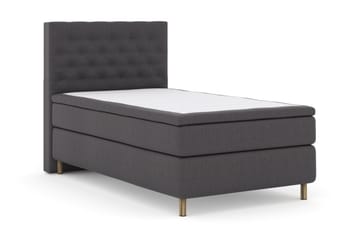 Select No 6 Kontinentalsäng 120x200 Medium Watergel - Mörkgrå/Koppar - Products - Möbler - Säng - Enkelsäng