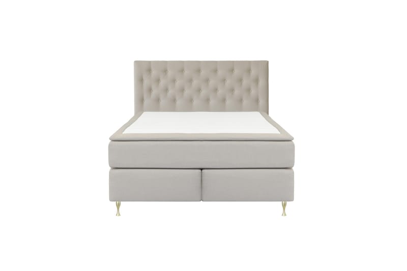 Select No 6 Kontinentalsäng 180x200 Fast/Medium Latex/Memory, Beige/Guld