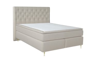 Select No 6 Kontinentalsäng 210x210 Fast Latex/Memory - Beige/Guld - Products - Möbler - Säng - Kontinentalsäng