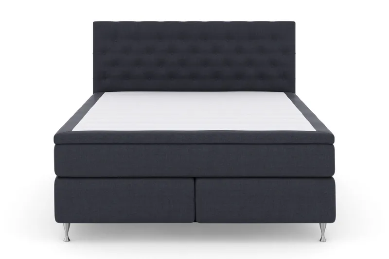 Select No 6 Kontinentalsäng 210x210 Fast Watergel - Blå/Silver - Products - Möbler - Säng - Kontinentalsäng