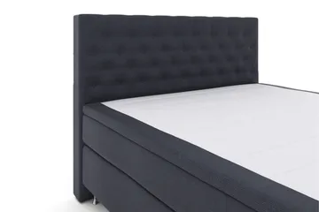 Select No 6 Kontinentalsäng 210x210 Fast Watergel - Blå/Silver - Products - Möbler - Säng - Kontinentalsäng
