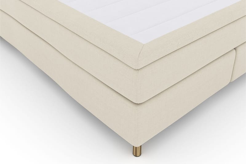 Select No 6 Kontinentalsäng 210x210 Fast/Medium Latex/Memory - Beige/Koppar - Products - Möbler - Säng - Kontinentalsäng