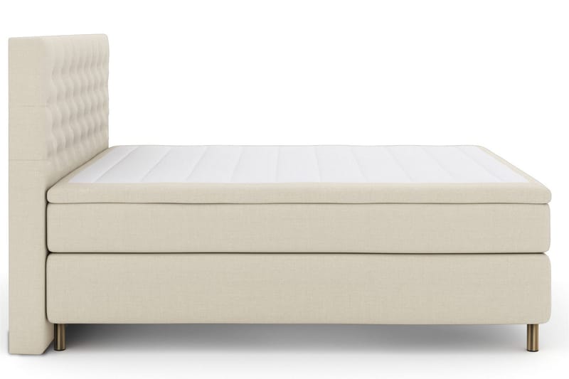 Select No 6 Kontinentalsäng 210x210 Fast/Medium Latex/Memory - Beige/Koppar - Products - Möbler - Säng - Kontinentalsäng
