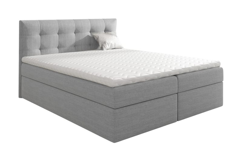 Skaftå Kontinentalsäng 140x200 - Svart/Grå/Vit - Products - Möbler - Säng - Säng med förvaring
