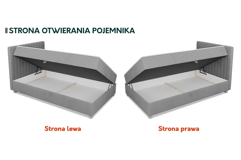 Veyran Sängpaket Kontinentalsäng med Förvaring 90x200 cm - Beige - Products - Möbler - Säng - Komplett sängpaket