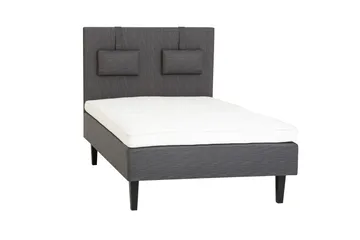 Viken Bas Komplett SängpaketRamsäng 120x200 Medelfast, Grå