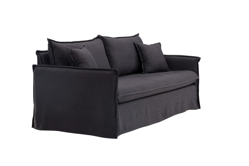 Nova 3-sits Soffa - Svart - Products - Möbler - Soffa - 3 sits soffa