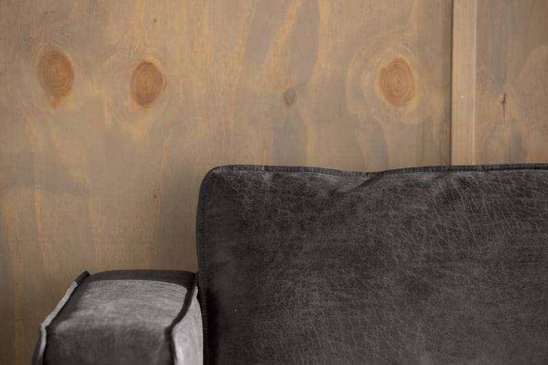 Akron 2,5-sits Soffa Bondedläder - Mörkgrå - Products - Möbler - Soffa - Skinnsoffa