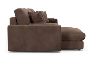 Arken Lyx 5-sits Vändbar L-formad Djup Divansoffa i Manchester - Brun - Products - Möbler - Soffa - Divansoffa & schäslongsoffa