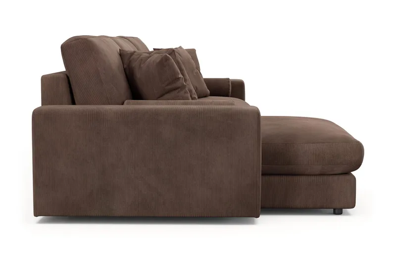 Arken Lyx 5-sits Vändbar L-formad Djup Divansoffa i Manchester - Brun - Products - Möbler - Soffa - Divansoffa & schäslongsoffa