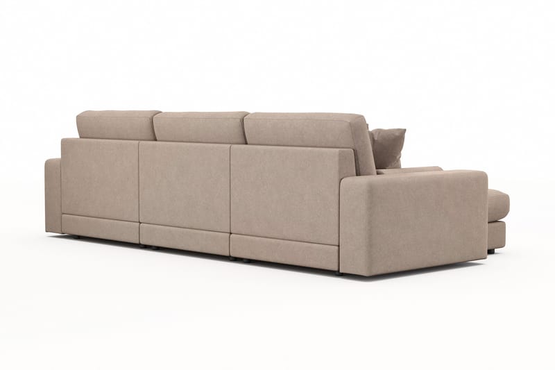 Arken Lyx 5-sits Vändbar L-formad Djup Divansoffa i Tyg - Beige - Products - Möbler - Soffa - Divansoffa & schäslongsoffa