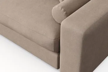 Arken Lyx 5-sits Vändbar L-formad Djup Divansoffa i Tyg - Beige - Products - Möbler - Soffa - Divansoffa & schäslongsoffa