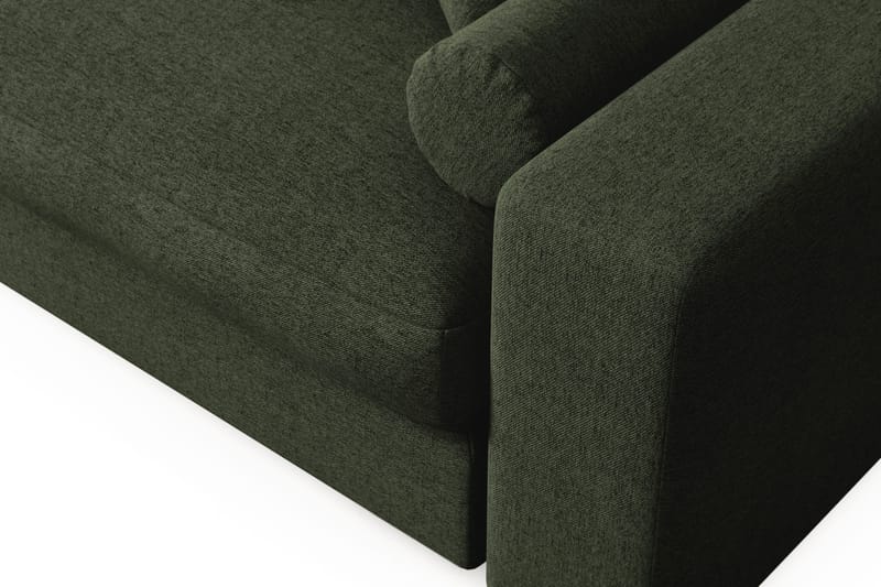Arken Lyx 5-sits Vändbar L-formad Djup Divansoffa i Tyg - Grön - Products - Möbler - Soffa - Divansoffa & schäslongsoffa