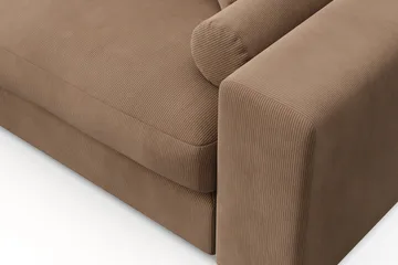 Arken Lyx 6-sits Vändbar L-formad Djup Divansoffa i Manchester - Brun - Products - Möbler - Soffa - Divansoffa & schäslongsoffa