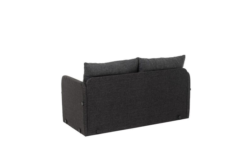 2-sits bäddsoffa Rubby (148 x 70 x 66 cm) Mörkgrå - Mörkgrå - Products - Möbler - Soffa - Bäddsoffa - 2 sits bäddsoffa