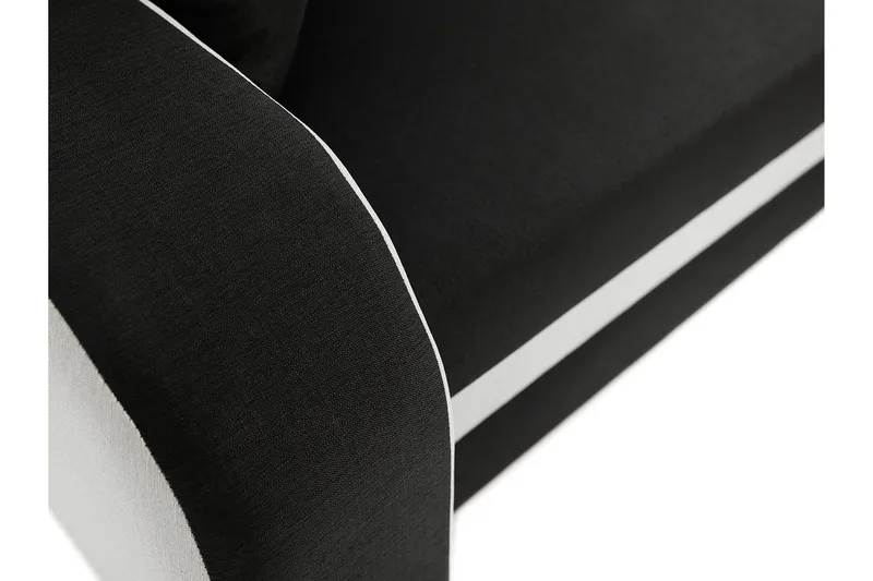 Alvared 3-sits Hörnbäddsoffa Universal - Svart/Grå - Products - Möbler - Soffa - Bäddsoffa - Bäddsoffa divan