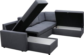 Bäddsoffa Dream U-form - Mörkgrå - Products - Möbler - Soffa - Bäddsoffa - U bäddsoffa