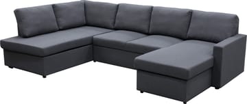 Bäddsoffa Tärnö U-modell - Mörkgrå - Products - Möbler - Soffa - Bäddsoffa - Bäddsoffa divan