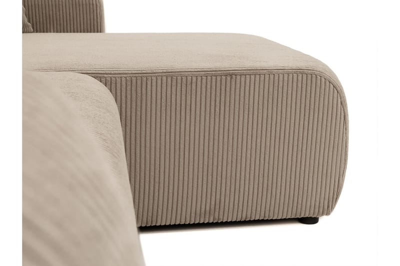 Barile Bäddsoffa med Divan 3-sits i Plysch - Brun - Products - Möbler - Soffa - Bäddsoffa - Bäddsoffa divan
