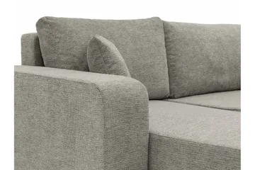 Barile Bäddsoffa med Divan 3-sits i Plysch - Beige - Products - Möbler - Soffa - Bäddsoffa - Bäddsoffa divan