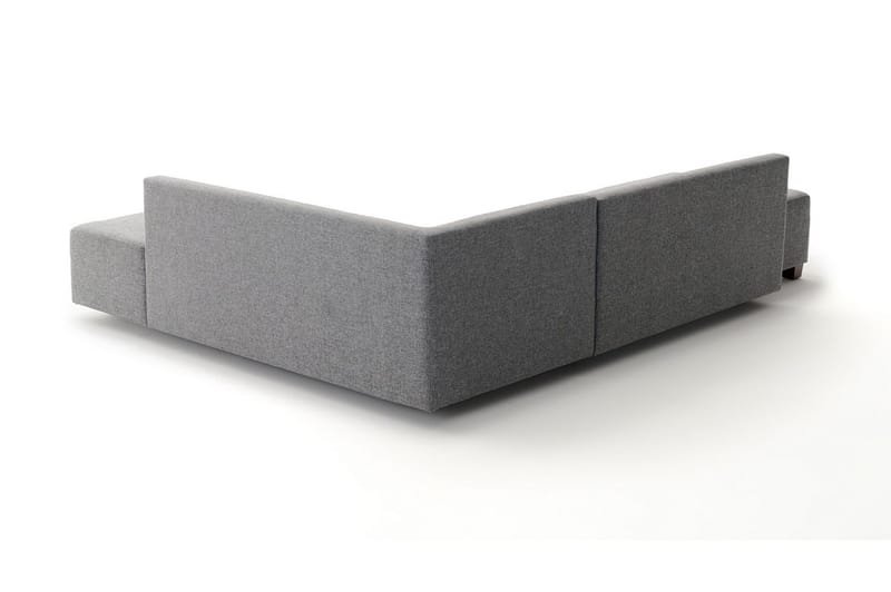 Brunei Hörnbäddsoffa Höger - Grå - Products - Möbler - Soffa - Bäddsoffa - Hörnbäddsoffa