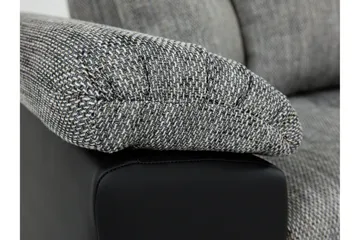 Camior Divanbäddsoffa 4-sits Vänster Konstläder - Beige/Brun - Products - Möbler - Soffa - Bäddsoffa - Bäddsoffa längsbäddad