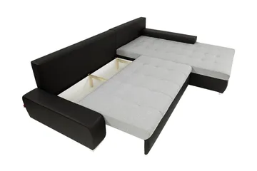 Cerys Bäddsoffa m. Divan 3-sits - Beige - Products - Möbler - Soffa - Bäddsoffa - Bäddsoffa divan