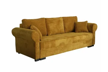 Denegal 3-sits Bäddsoffa Mustard yellow - Products - Möbler - Soffa - Bäddsoffa - 3 sits bäddsoffa