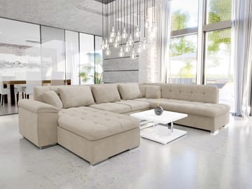 Dynir 6-sits U-Suffa Divan Vänster - Products - Möbler - Soffa - Bäddsoffa - Hörnbäddsoffa