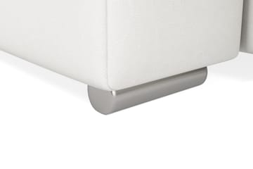 Dynir Hörnbäddsoffa Divan med Förvaring Vänster - Ljusgrå/Vit - Products - Möbler - Soffa - Bäddsoffa - Bäddsoffa längsbäddad