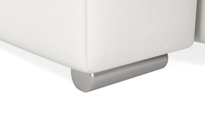 Dynir Hörnbäddsoffa Divan med Förvaring Vänster - Ljusgrå/Vit - Products - Möbler - Soffa - Bäddsoffa - Bäddsoffa längsbäddad