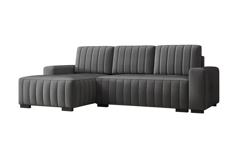 Esher 4-sits Bäddsoffa Vänster - Grå - Products - Möbler - Soffa - Bäddsoffa - Bäddsoffa divan