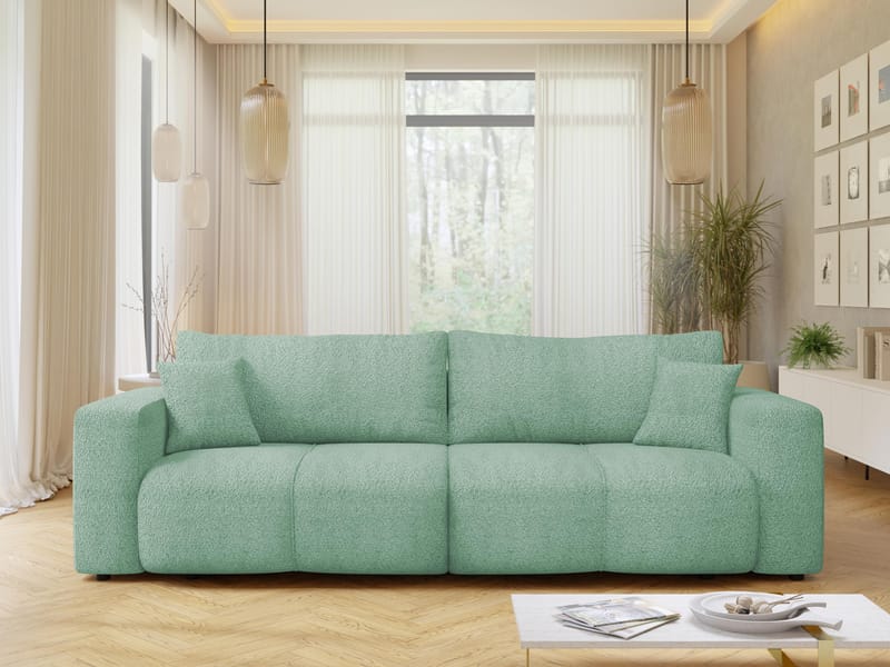 Flo Bäddsoffa 3-sits - Vit - Products - Möbler - Soffa - Bäddsoffa - 3 sits bäddsoffa