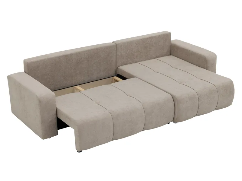 Flo Bäddsoffa med Divan 3-sits - Grå - Products - Möbler - Soffa - Bäddsoffa - Bäddsoffa divan