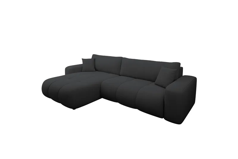 Flo Bäddsoffa med Divan 3-sits - Grå - Products - Möbler - Soffa - Bäddsoffa - Bäddsoffa divan