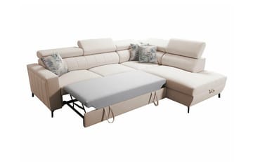 Galbally 3-sits Hörnbäddsoffa Dark blue - Products - Möbler - Soffa - Bäddsoffa - Hörnbäddsoffa